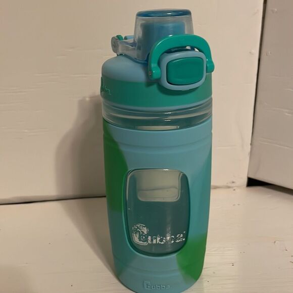16oz Pool Blue Bubba Flo Kids Water Bottle-sippy cup-w/leak proof lid - Picture 4 of 15